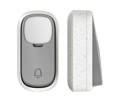 Avidsen 102498 draadloze en kinetische deurbel bamboe