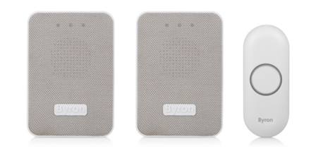 Byron DBY-22324 draadloze deurbel met twee ontvangers