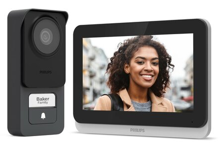 Philips WelcomeEye Connect 3K bedrade deurbel met camera
