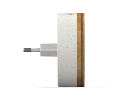 Avidsen 102499 draadloze deurbelontvanger voor kinetische deurbel zijaanzicht