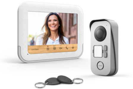 Avidsen 112282 bambooview milieuvriendelijke intercom met camera