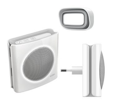 Extel diBi kit white draadloze deurbel met 2 ontvangers 081745