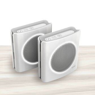 Extel diBi kit white draadloze deurbel met 2 ontvangers 081745 op vloer