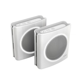 Extel diBi kit white draadloze deurbel met 2 ontvangers 081745 met flitslicht