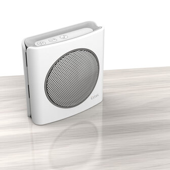 Extel diBi flash soft white draadloze deurbel 081738 voorzijde ontvanger