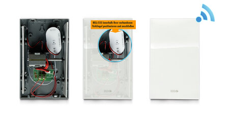 M-E BELL-555-TX mini converter uitbreiding voor bedrade deurbel