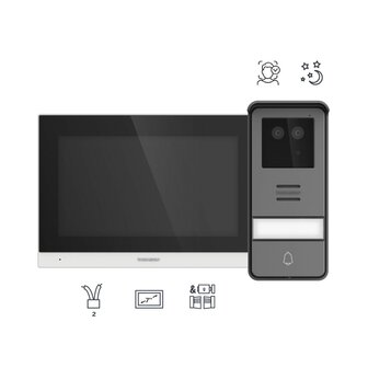 Thomson 512278 Smart Face bedrade video intercom met gezichtsherkenning