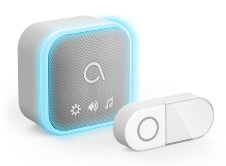 Avidsen Sona-T Battery draadloze deurbel met flitslicht op batterijen