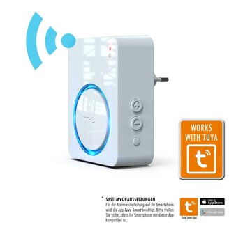 M-E BELL-544-RX Wifi draadloze deurbelontvanger voor stopcontact