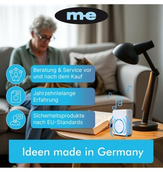 M-E BELL-8121 draadloze bewegingsmelder 300 meter bereik met batterij ontvanger