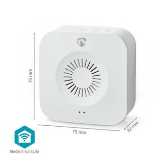 Nedis SmartLife WIFICDPC20WT draadloze gong afmetingen