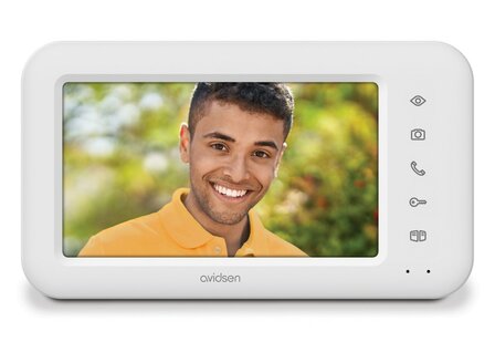 Avidsen 112296 Elia Solar Wave draadloze intercom met camera met scherm op zonne-energie