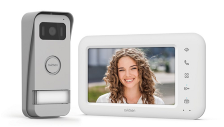 Avidsen 112290 bedrade videodeurbel wit 