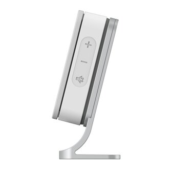 Philips WelcomeBell 300 color draadloze deurbel 531013 ontvanger zijkant instellingen