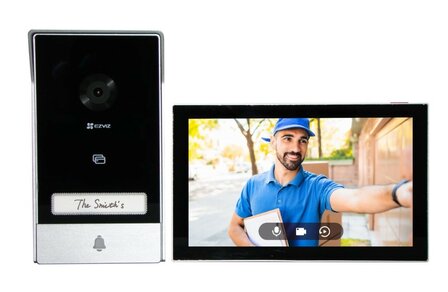 Ezviz TP7 Smart Home 2K bedrade videodeurbel met scherm + toetsenbord