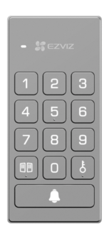 Ezviz TP7 Smart Home 2K bedrade videodeurbel met scherm + toetsenbord