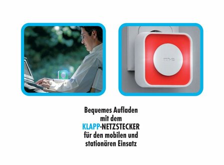 M-E BELL-8110 draadloze bewegingsmelder met oplaadbare ontvanger - 300 meter bereik