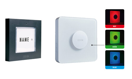 M-E BELL-441-A draadloze deurbel antraciet en LED-licht ontvanger