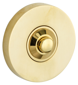 Artitec 94482 beldrukker rond messing pvd goud