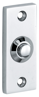 Artitec 95469 beldrukker rechthoekig glanzend chroom zilver