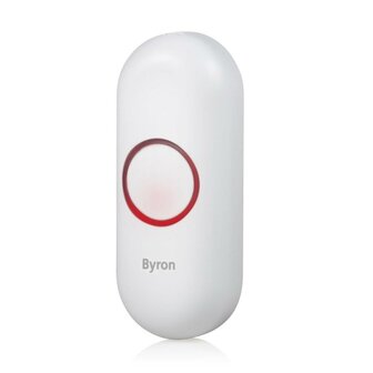 Byron DBY-23514 draadloze deurbel beldrukker met rood led-licht