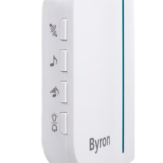 Byron DBY-23441 touchfree deurbelset zwaaisensor zijkant knopjes bewegingsdetectie