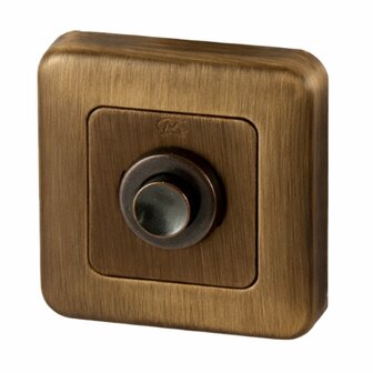 Studio Mariani Qbe beldrukker vierkant matbrons