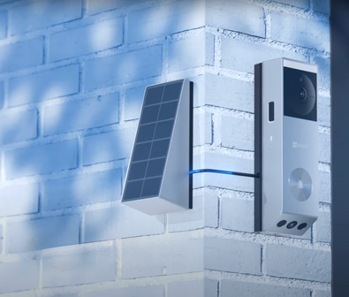Ezviz EP3x Pro slimme videodeurbel op batterijen met zonnepaneel 2K paneel