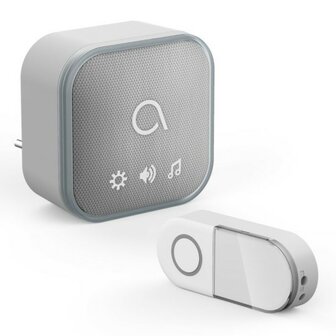 Avidsen 102512 Sona-T Plug-In draadloze deurbel met flitslicht op netstroom