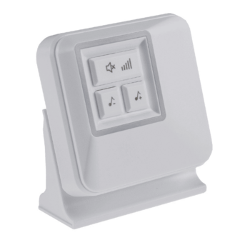 Pilota Porta draadloze deurbel 400 meter bereik met 3 ontvangers op batterijen + flitslicht