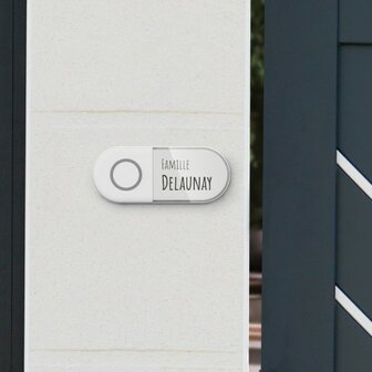 Avidsen Sona-T Plug-In draadloze deurbel met flitslicht op netstroom beldrukker