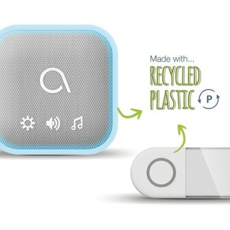 Avidsen 102508-2 Sona-T Battery draadloze deurbel met 2 ontvangers op batterijen