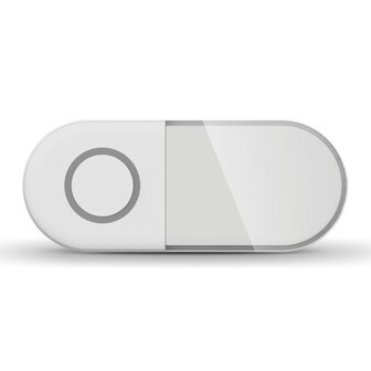 Avidsen Sona Battery draadloze deurbel met flitslicht op batterijen belknop