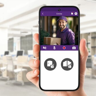 Philips WelcomeEye AddScreen 7 inch scherm app
