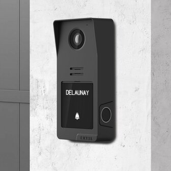 Extel 720335 Digital Connect bedrade video intercom met vingerafdruklezer