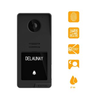 Extel 720335 Digital Connect bedrade video intercom met vingerafdruklezer