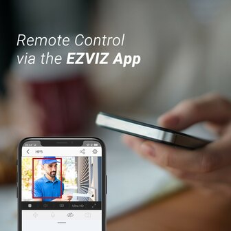 Ezviz HP5 Smart Home bedrade videodeurbel met scherm + app