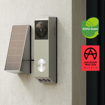 Ezviz EP3x Pro slimme videodeurbel op batterijen met zonnepaneel 2K