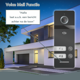 Elro Pro Full HD PV40 bedrade intercom met camera voor 2 appartementen