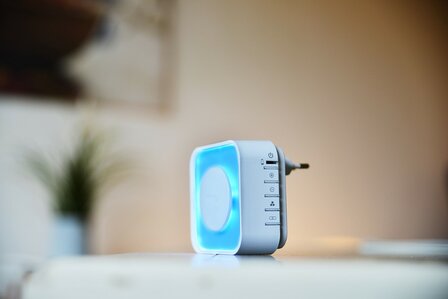 M-E BELL-8010 draadloze bewegingsmelder voor buiten met oplaadbare ontvanger &ndash; 300 meter bereik ontvanger