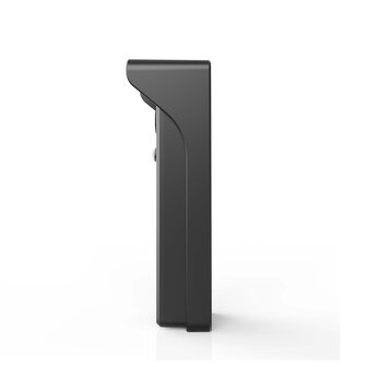 Nedis SmartLife WIFICDP21BK draadloze oplaadbare slimme Wi-Fi videodeurbel zijkant