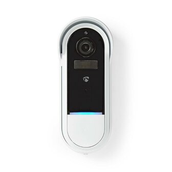 Nedis SmartLife WIFICDP30WT Wi-Fi videodeurbel wit voorkant