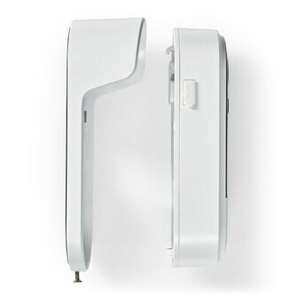 Nedis SmartLife WIFICDP30WT Wi-Fi videodeurbel wit zijkant