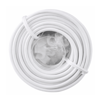 Byron deurbel snoer wit 9 meter