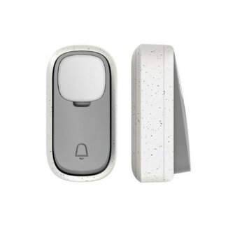 Avidsen 102498-3 draadloze en kinetische deurbel bamboe + 3 ontvangers