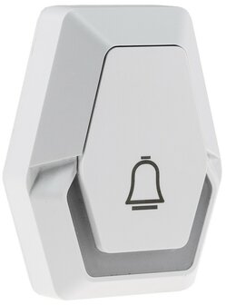 Pilota Porta draadloze deurbel 400 meter bereik + flitslicht beldrukker