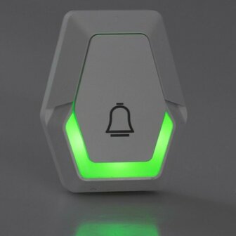 Pilota Porta draadloze deurbel 400 meter bereik flitslicht beldrukker