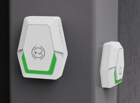 Pilota Porta draadloze deurbel 400 meter bereik flitslicht