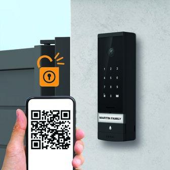 Extel 720330 Open 3K bedrade video intercom met toetsenbord en 7 inch scherm app