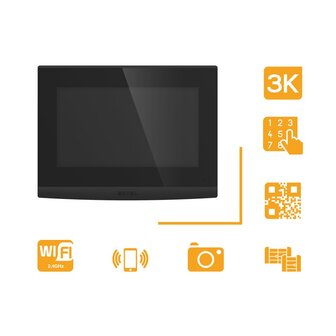 Extel 720330 Open 3K bedrade video intercom met toetsenbord en 7 inch scherm specificaties